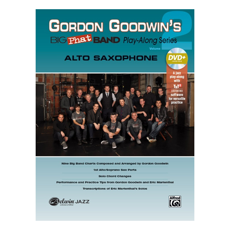 Big Phat Band Play-Along: Alto Saxophone, Volume 2 (book/DVD-Rom)