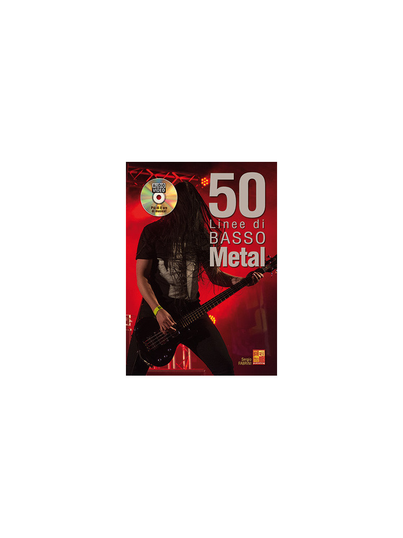 50 Linee di basso Metal (libro/Audio Video)