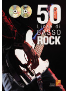 50 Linee di basso Rock (libro/DVD e CD MP3)