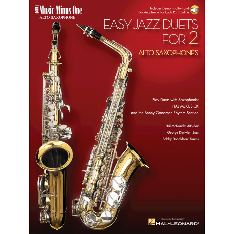 Easy Jazz Duets for 2 Alto Saxophones (book/Audio Online)