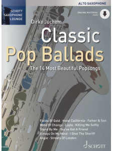 Classic Pop Ballads For Alto Saxophone (book/CD Play-Along)