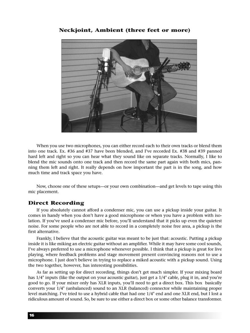 The Musician's Guide to Recording Acoustic Guitar (BOOK/CD)