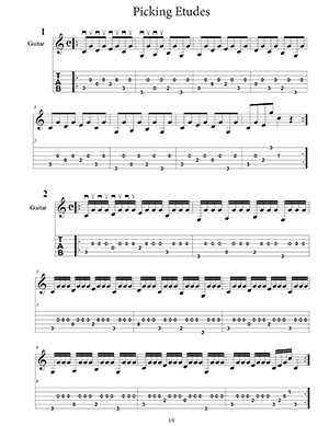 Guitar Picking Studies for Improving Technique
