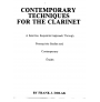 Contemporary Techniques for the Clarinet