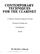 Contemporary Techniques for the Clarinet