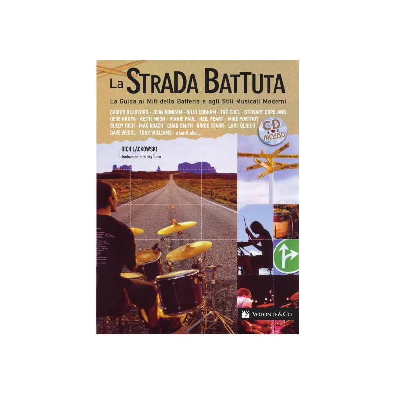 La Strada Battuta - La Guida ai Miti della Batteria (libro/CD)