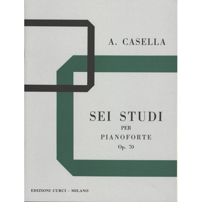 Alfredo Casella - Sei Studi op. 70