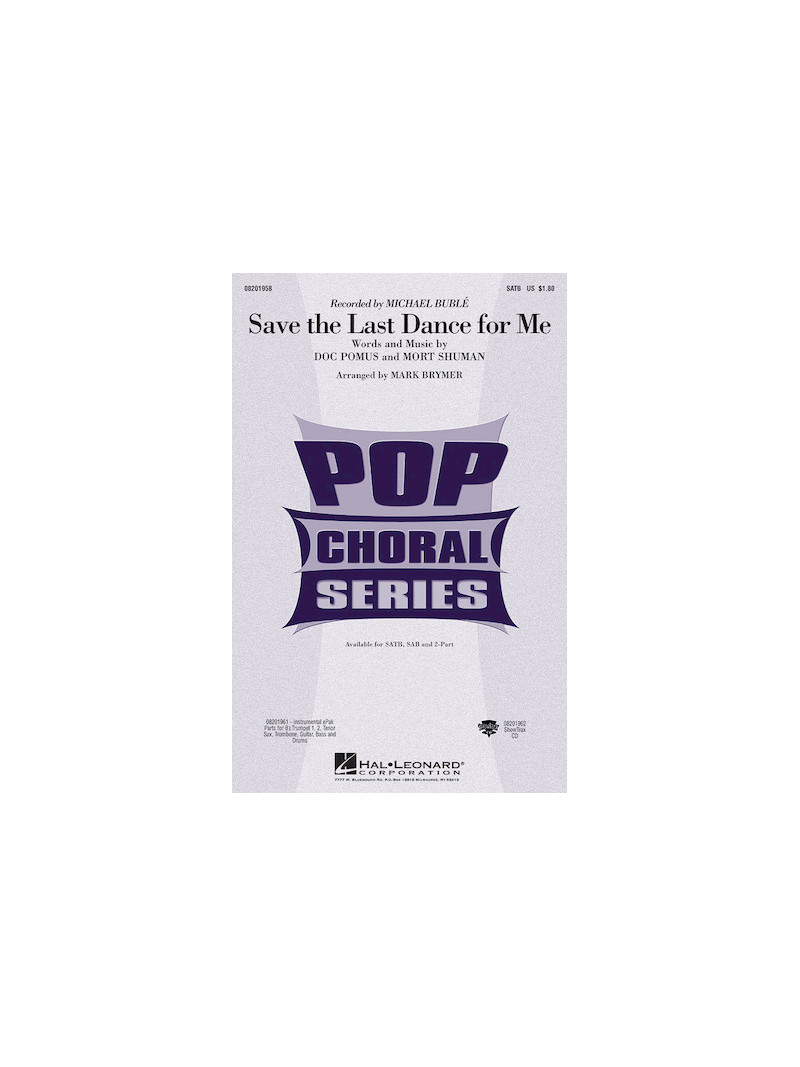 Save the Last Dance For Me (SATB)