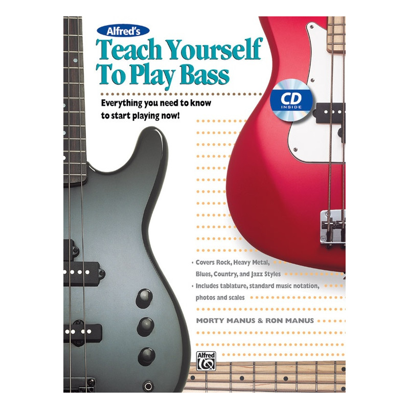Alfred's Teach Yourself to Play Bass (book/CD)