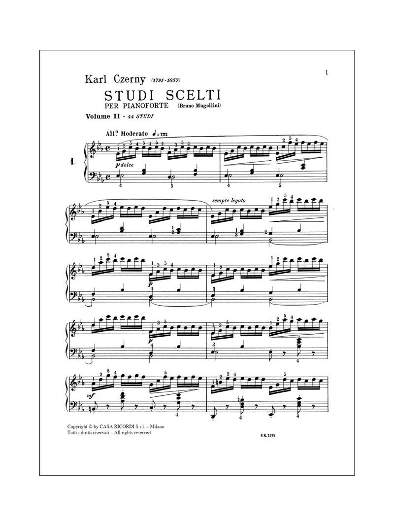 czerny Studi scelti