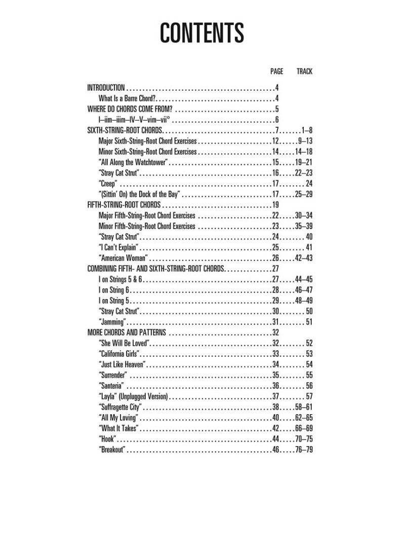 Hal Leonard Guitar Method: Barre Chords (book/CD)