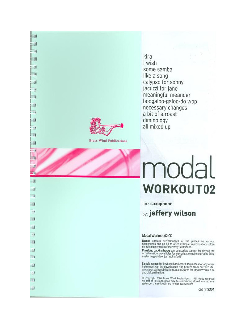 Modal Workout 02 - Saxophone (book/CD)