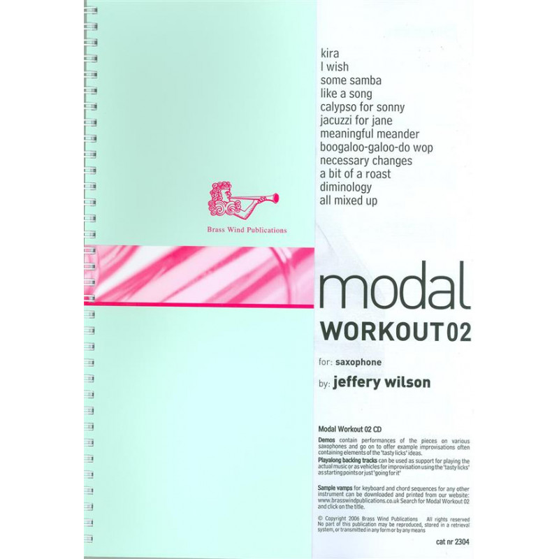 Modal Workout 02 - Saxophone (book/CD)