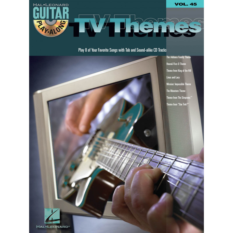 TV Themes: Guitar Play-along Volume 45 (book/CD)