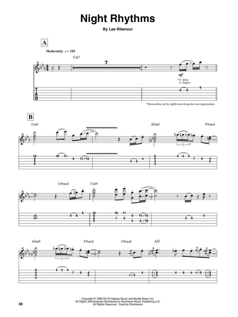 Smooth Jazz: Guitar Play-Along Volume 124 (book/Audio Online)