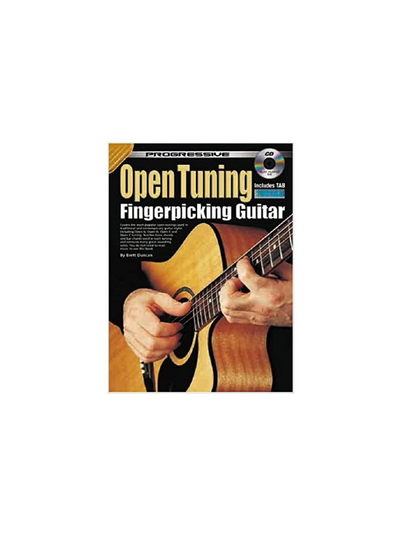 Progressive Open Tuning Fingerpicking Guitar (Book/CD)