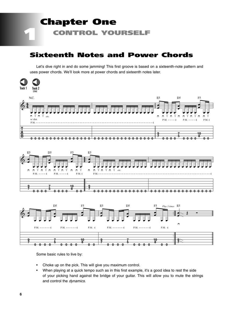 Modern Rock Rhythm Guitar (book/CD demo/play-along)