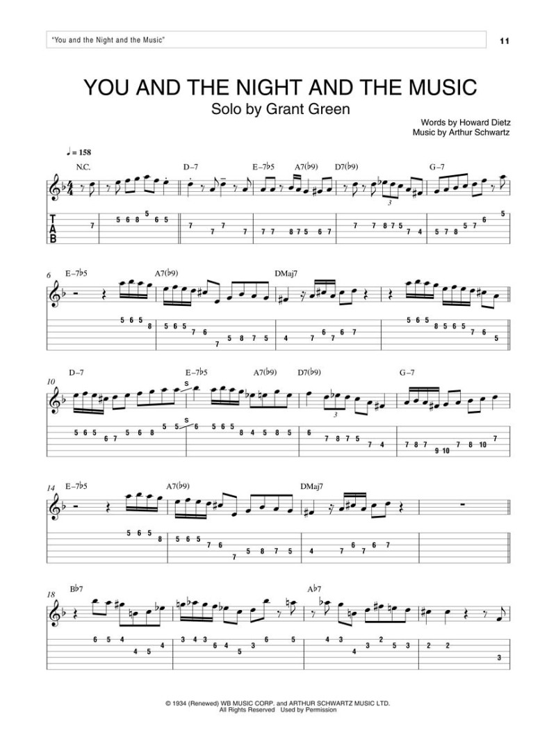 Bebop Guitar Solos