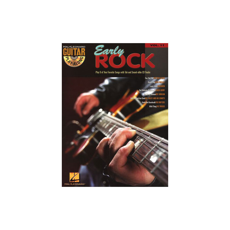 hal leonard play along, early rock Guitar Play-Along Volume 11 