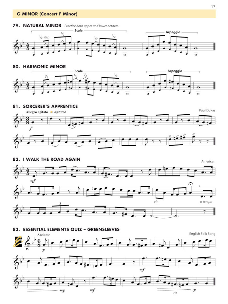 essential element clarinet