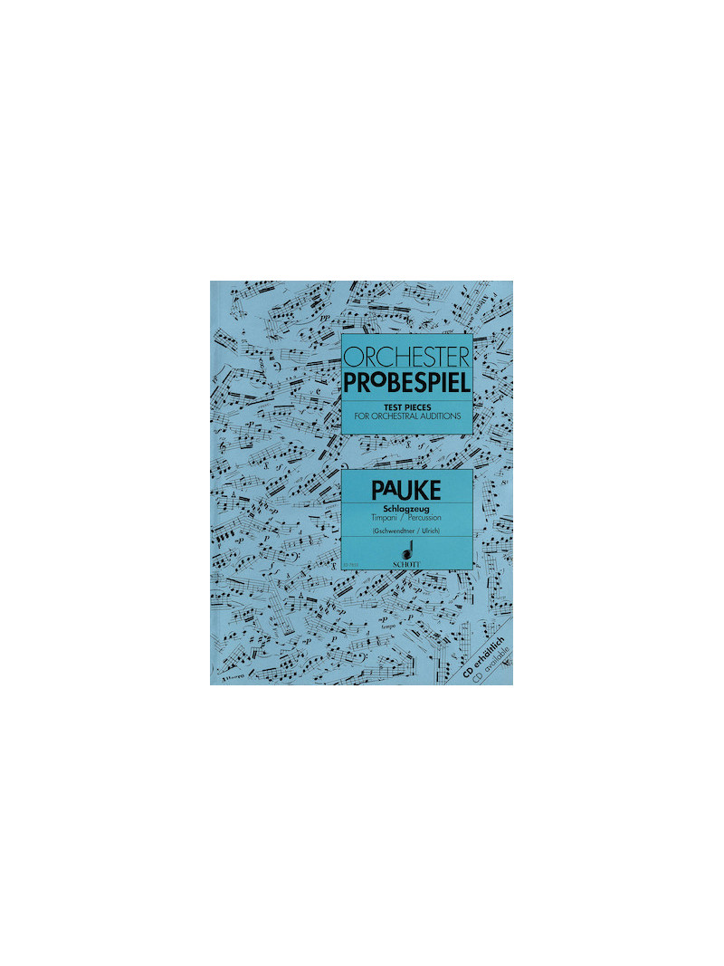 Test Pieces for Orchestral Auditions Timpani / Percussion (book/2 CD)