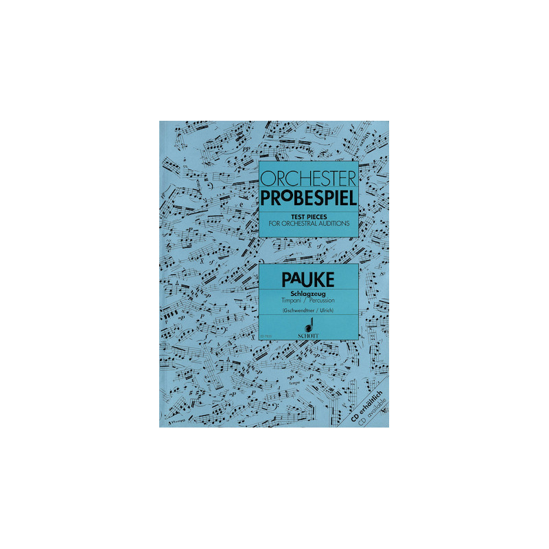 Test Pieces for Orchestral Auditions Timpani / Percussion (book/2 CD)