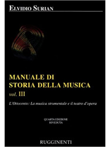 Manuale di Storia della Musica vol. III