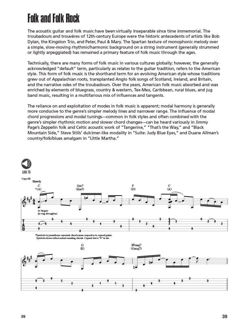 101 Must-Know Acoustic Licks (book/Audio Online)