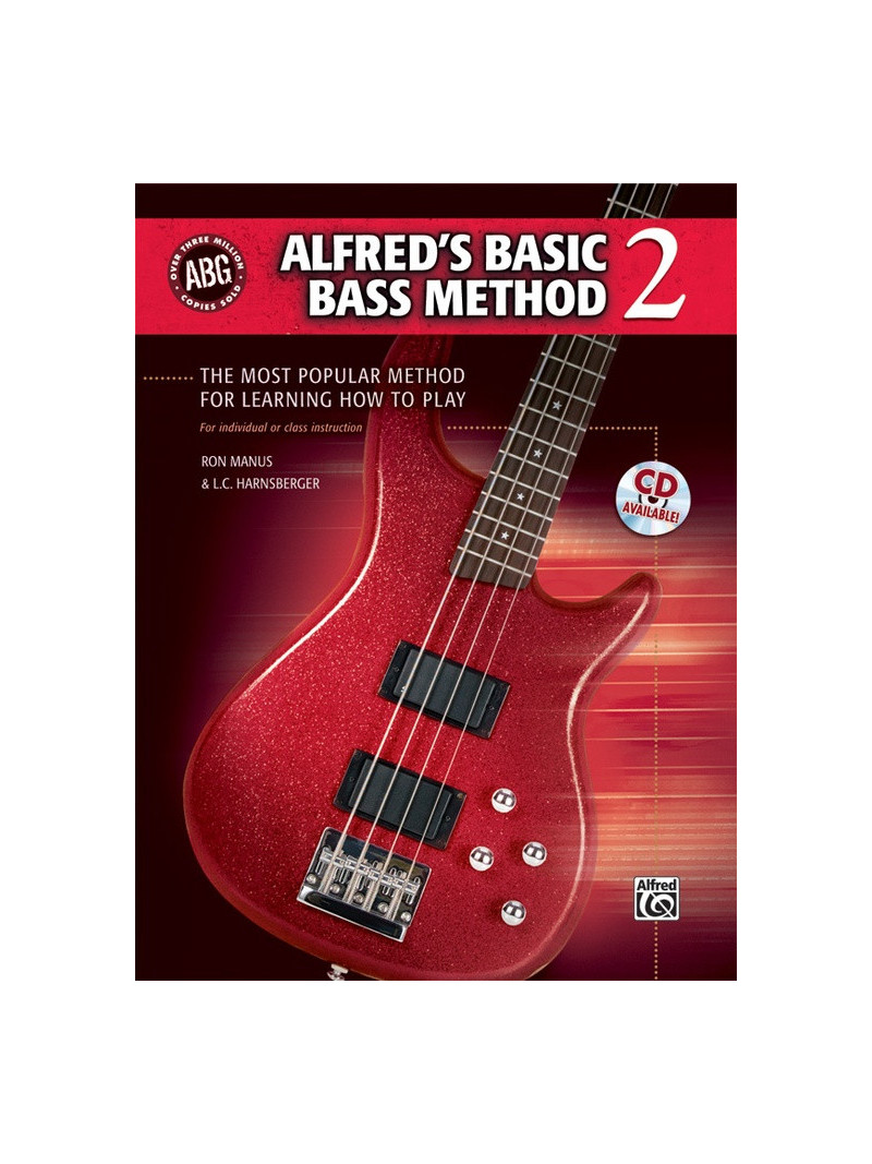 Alfred's Basic Bass Method, Book 2 (book/CD)