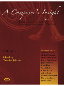 A Composer's Insight, Volume 1