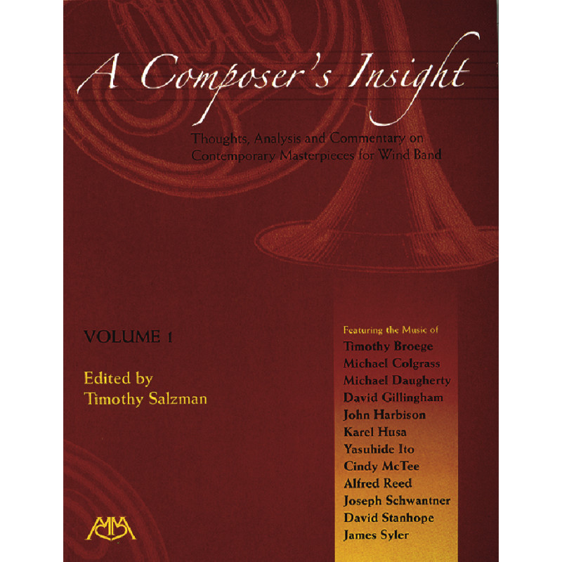 A Composer's Insight, Volume 1