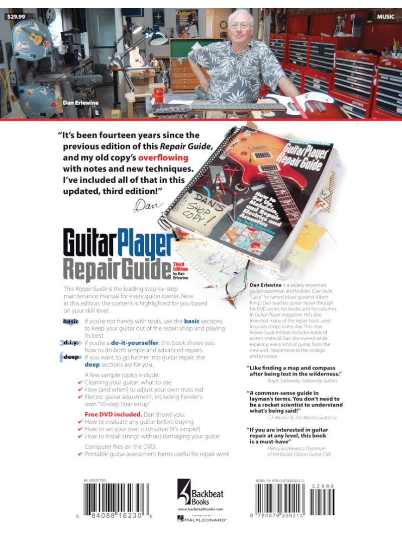 Guitar Player Repair Guide (book/DVD)