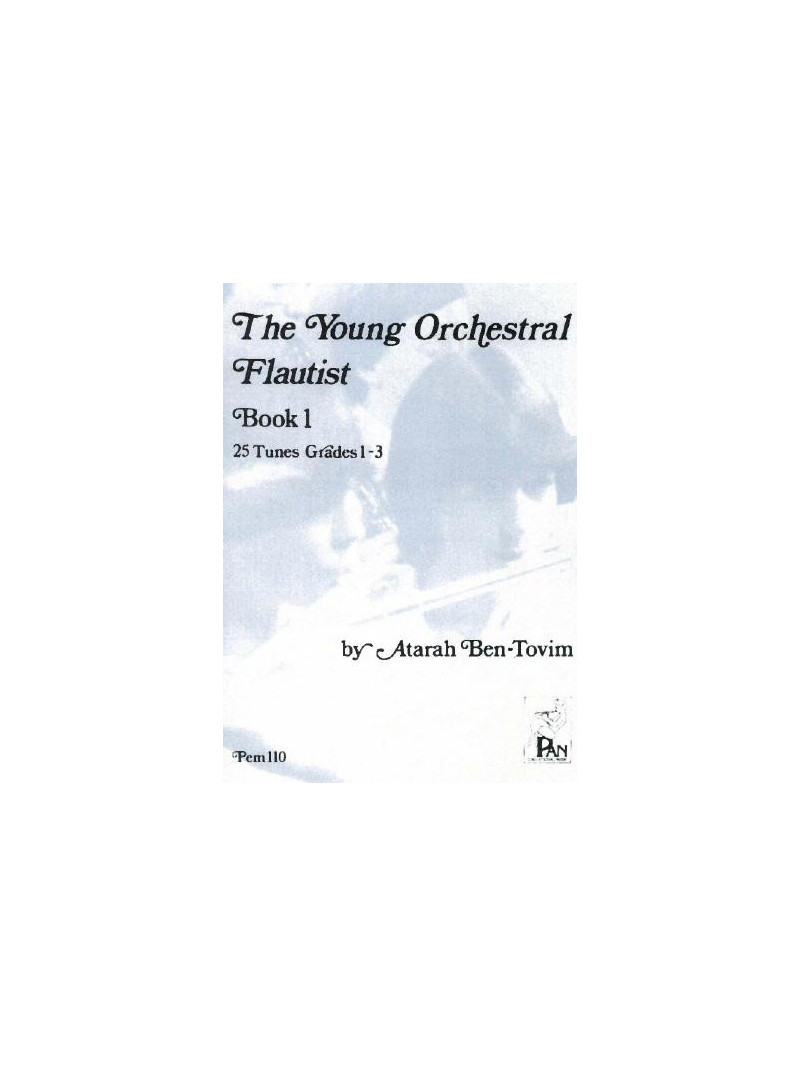Young orchestral flautist