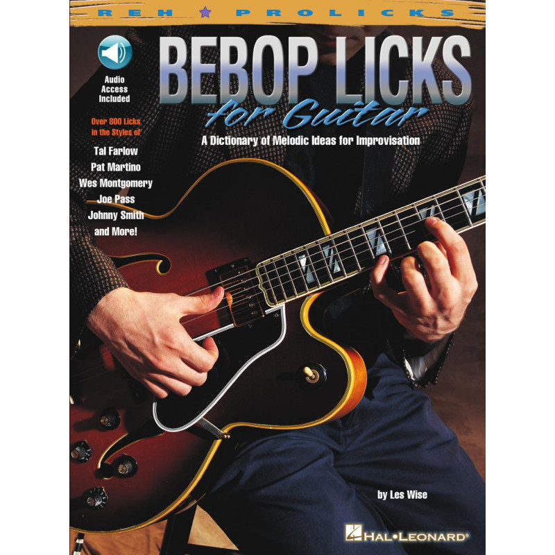 Bebop Licks for Guitar (book/CD)