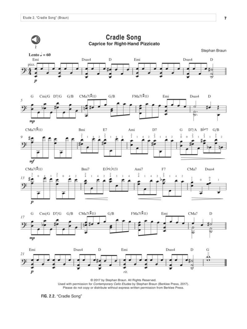 Contemporary Cello Etudes (book/Audio Online)