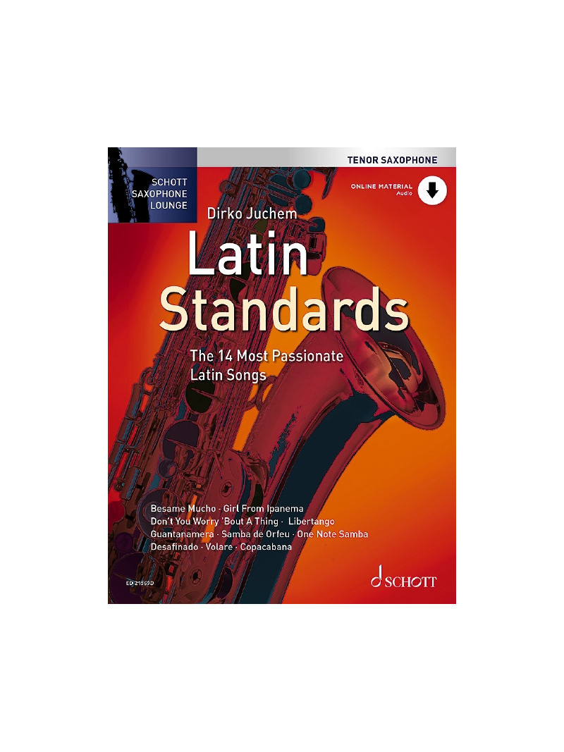 Latin Standards For Tenor Saxophone (book/Audio Online)