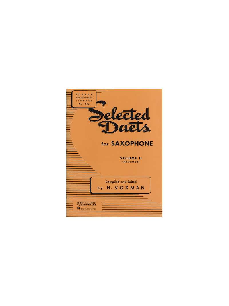 Selected Duets for Saxophone - Volume 2