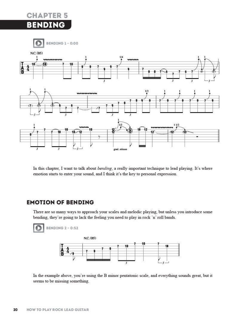How to Play Rock Lead Guitar (book/Video Online)