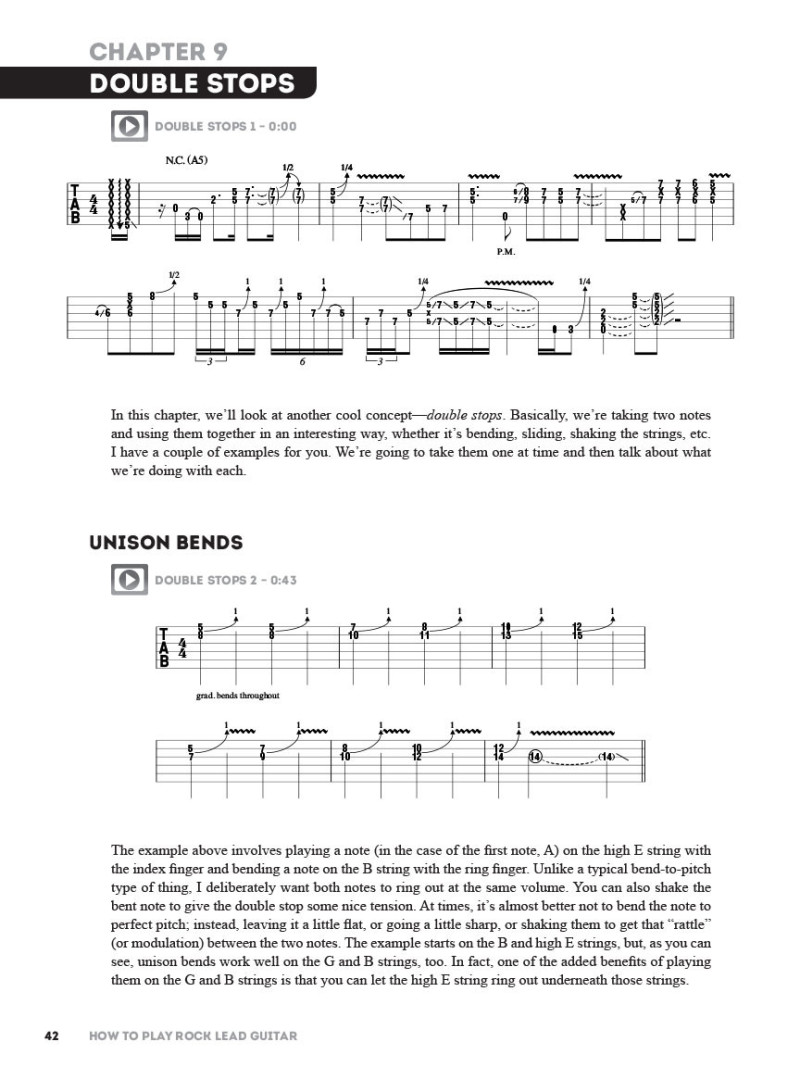 How to Play Rock Lead Guitar (book/Video Online)
