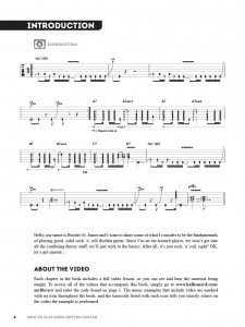 How to Play Rock Rhythm Guitar (book/Video Online)