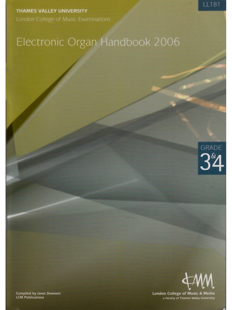 LCM Electronic Organ Handbook 2006 Grade 3&4