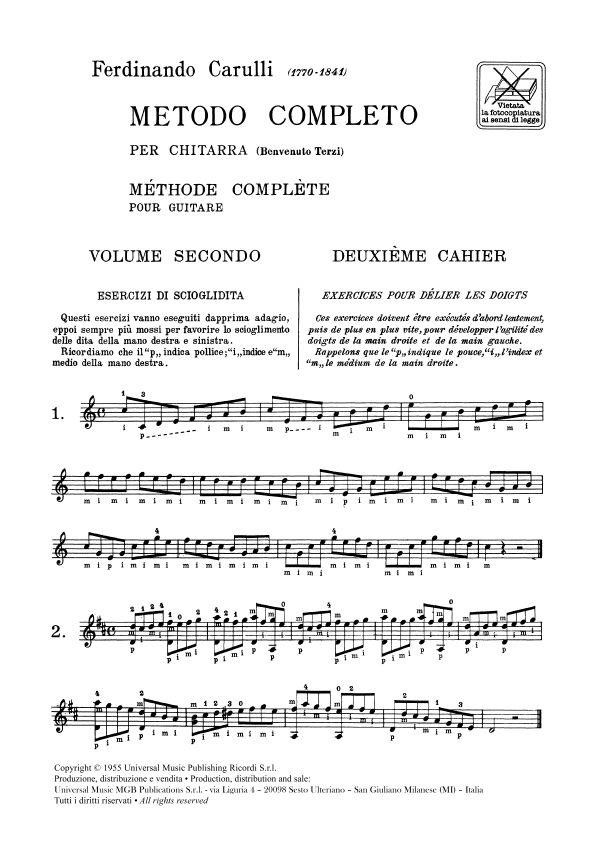 Metodo completo per chitarra - Vol. 2