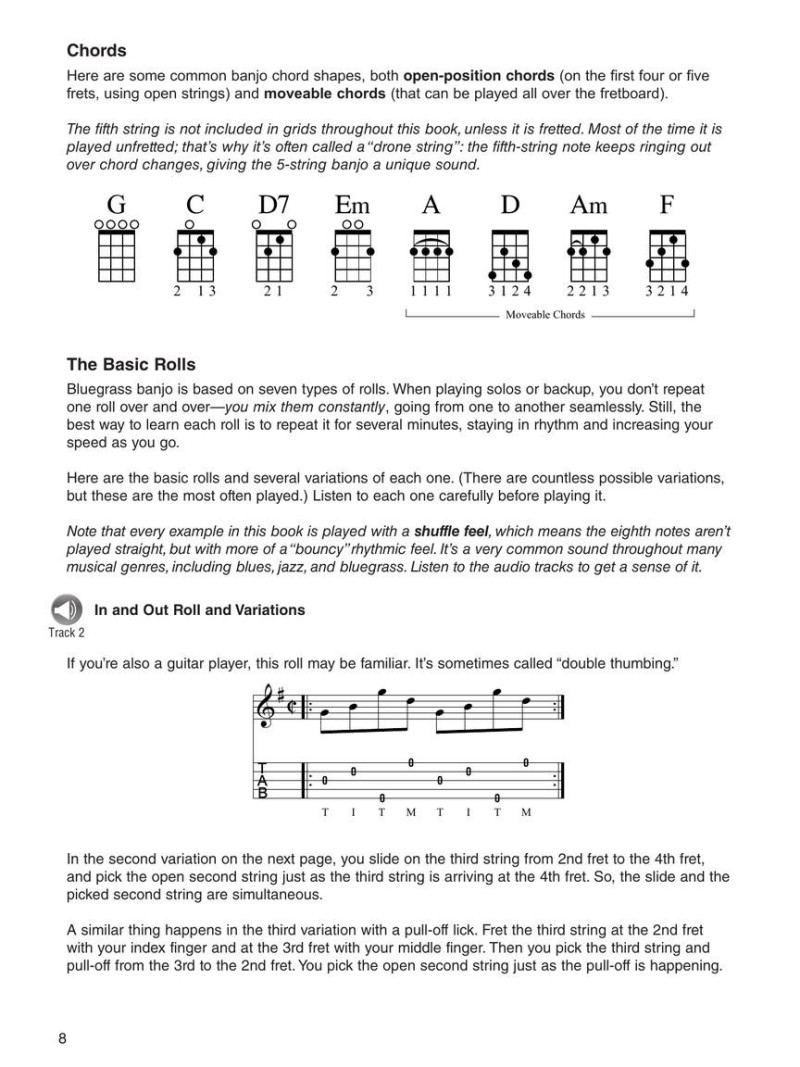 Bluegrass Banjo Breaks & Licks (book/Audio Online)