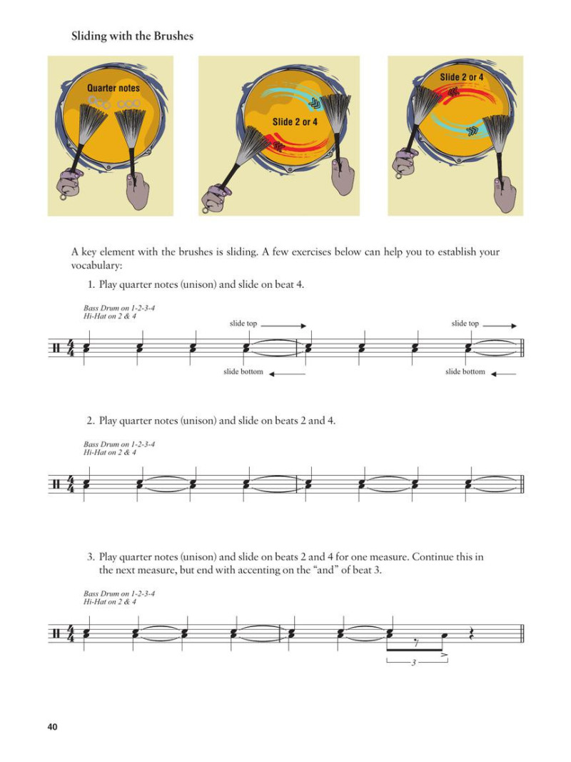 Jazz Brushes for the Modern Drummer (book/Audio/Video)