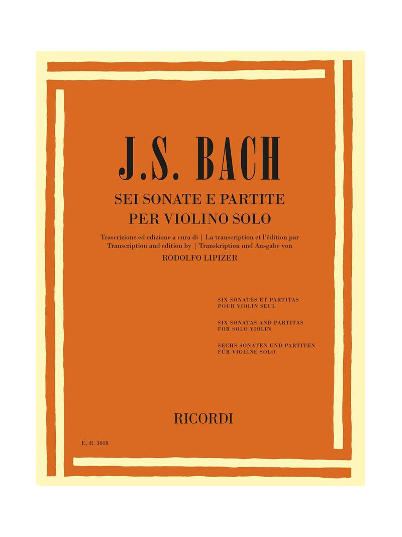 Bach - 6 Sonate e Partite - Per Violino Solo