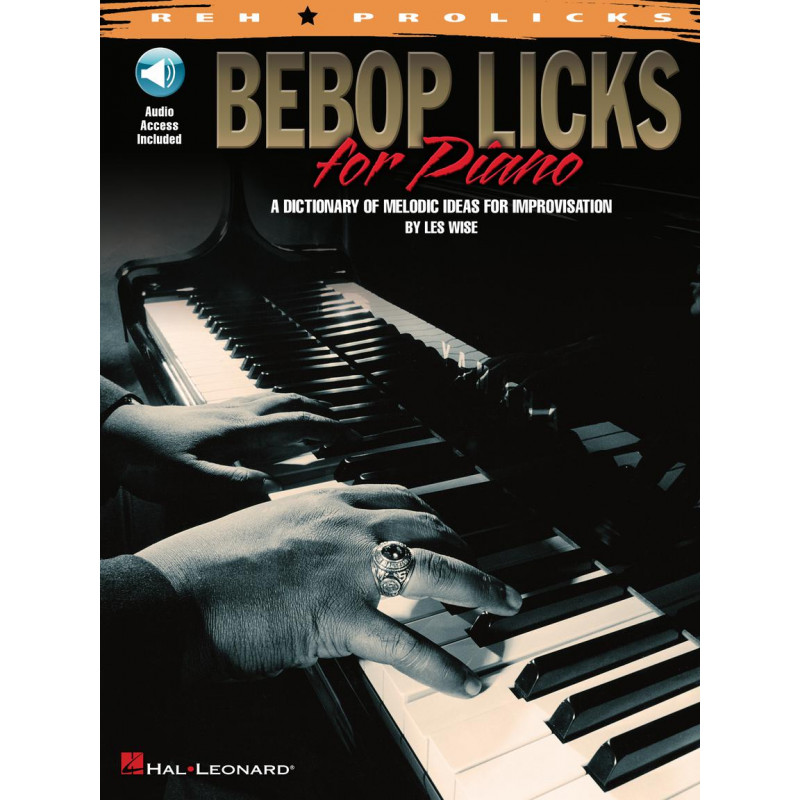 Bebop Licks for Piano (book/CD)