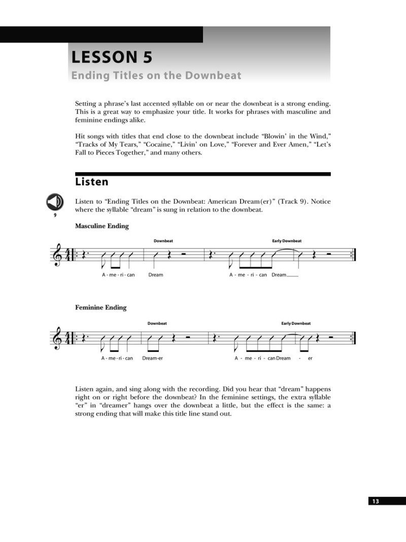 Songwriter's Workshop: Melody (book/CD)