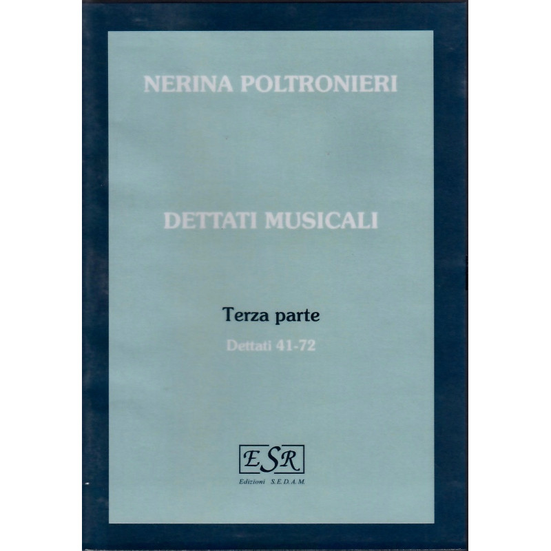 Dettati Musicali - Terza Parte (CD)