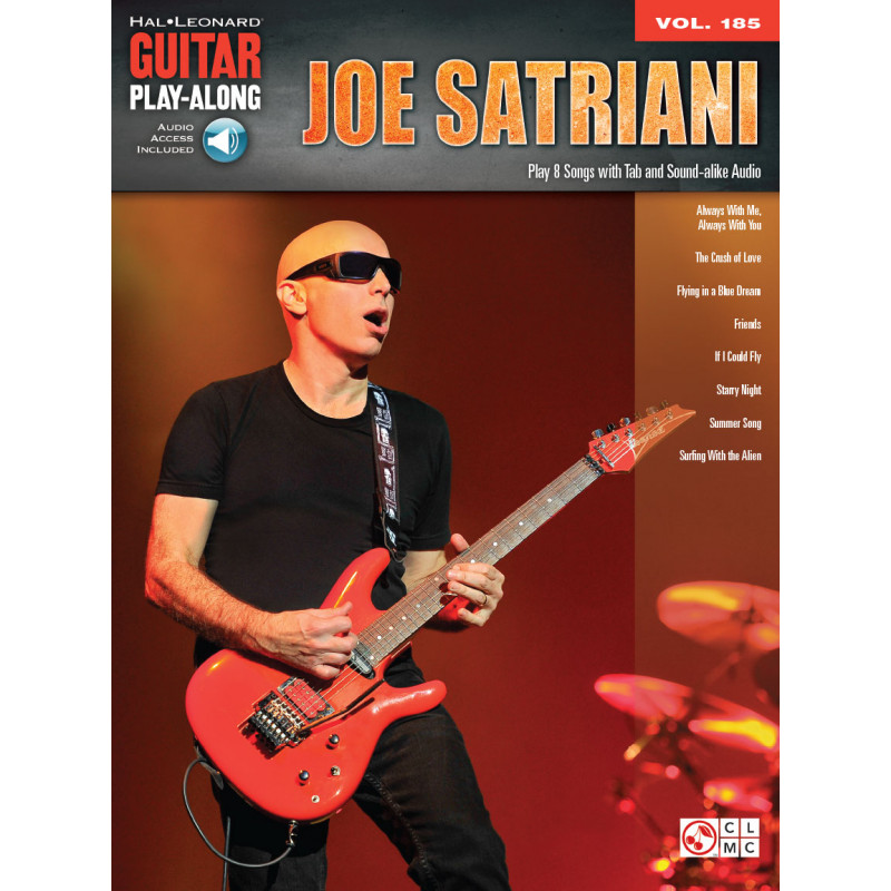 Joe Satriani: Guitar Play-Along Vol. 185 (book/Audio Online)