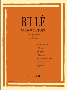 Bille' - Nuovo metodo per contrabbasso Parte II - 6° Corso